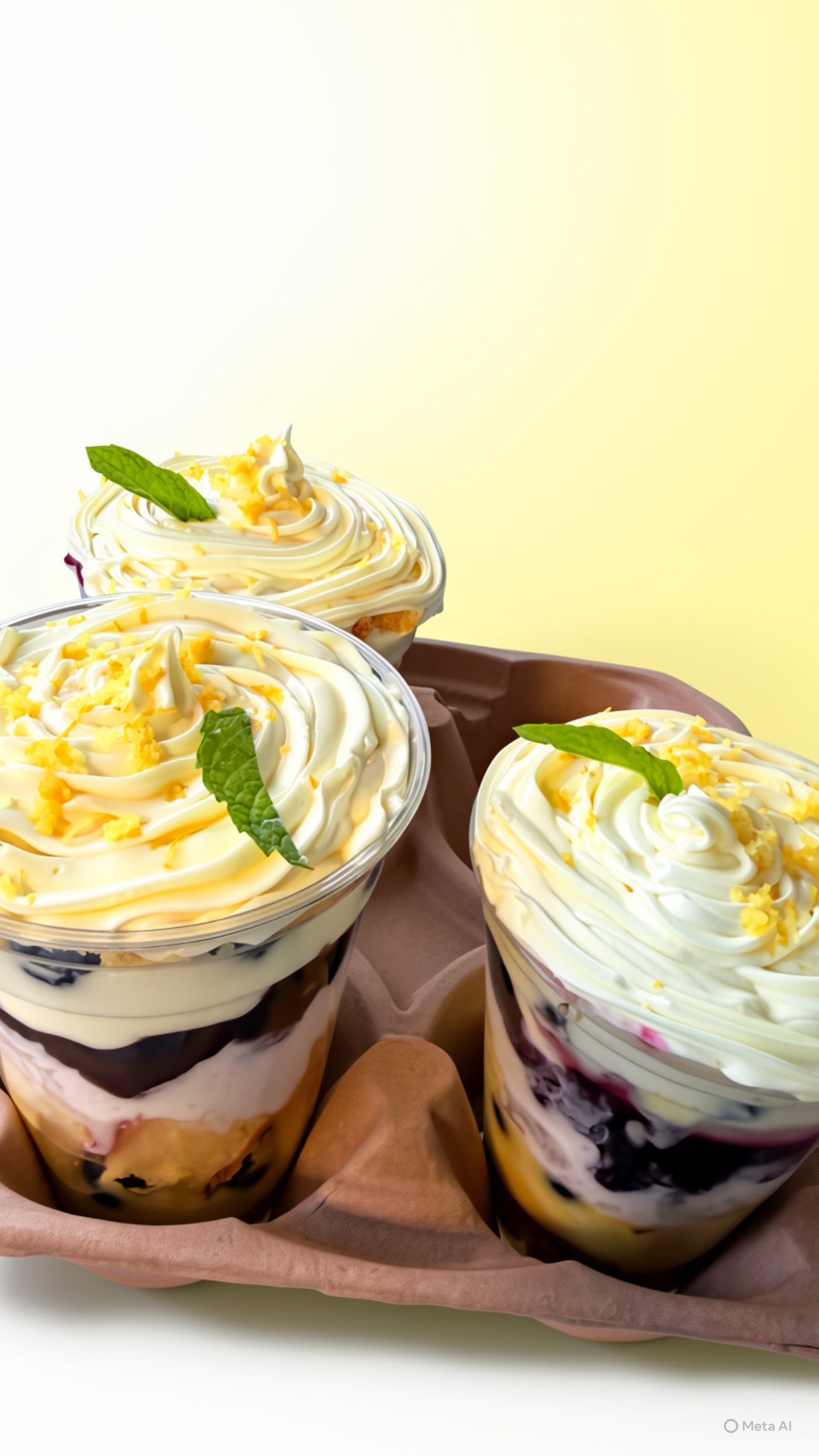 Blueberry Lemon Triffle Cup
